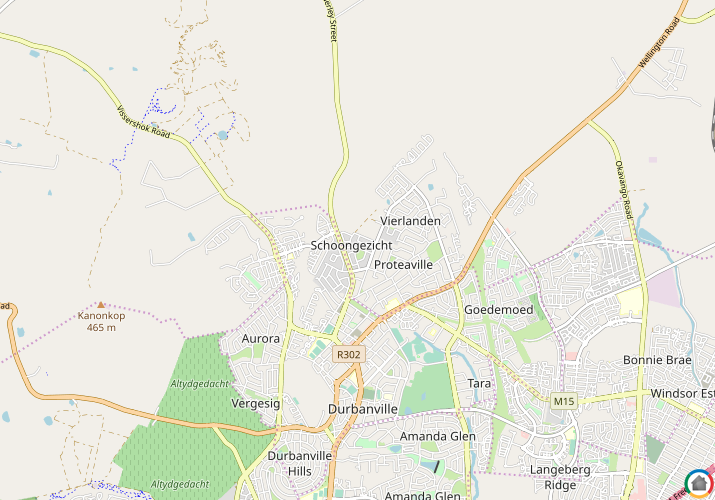 Map location of Schoongezight